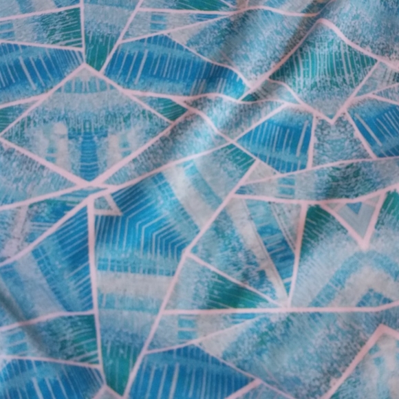 Girls blue shorts sleeve top size M - Picture 2 of 2